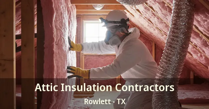 Attic Insulation Contractors Rowlett - TX