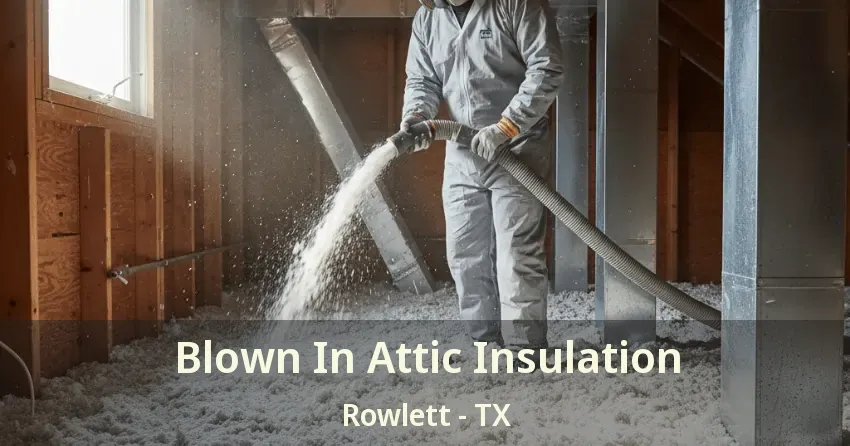 Blown In Attic Insulation Rowlett - TX Blown In Attic Insulation Rowlett - TX
