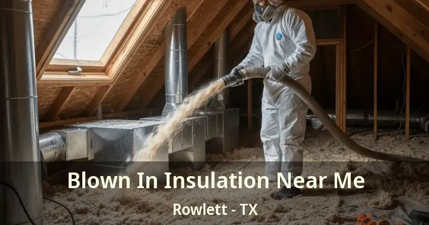Blown In Insulation Near Me Rowlett - TX