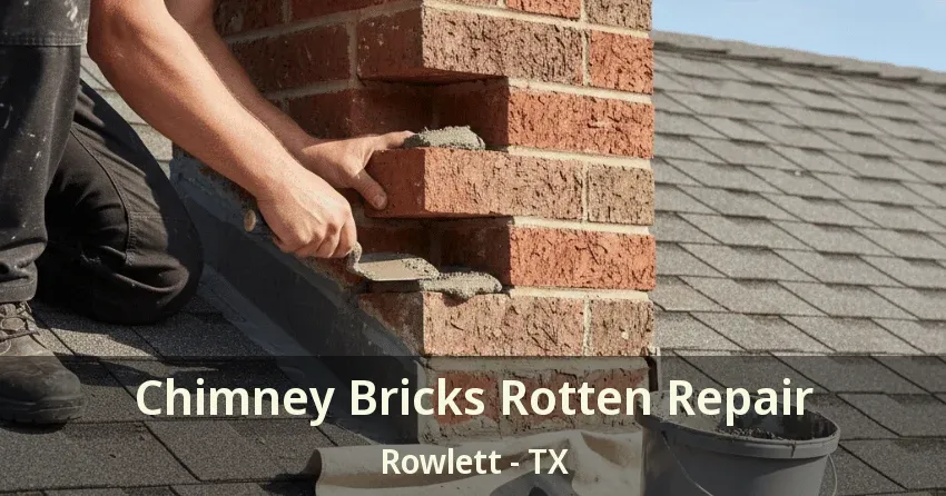 Chimney Bricks Rotten Repair Rowlett - TX