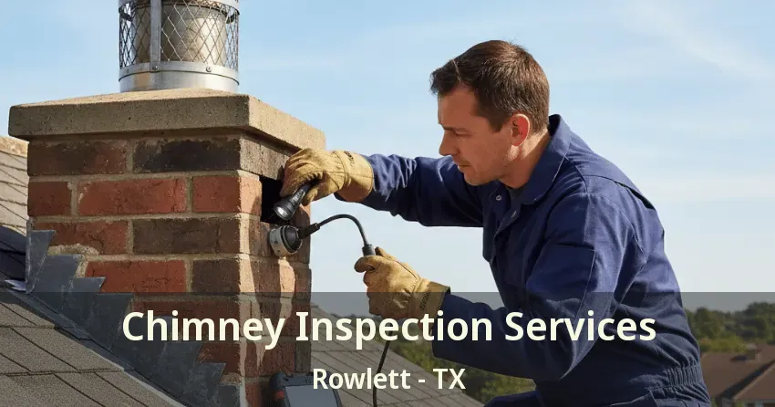 Chimney Inspection Services Rowlett - TX