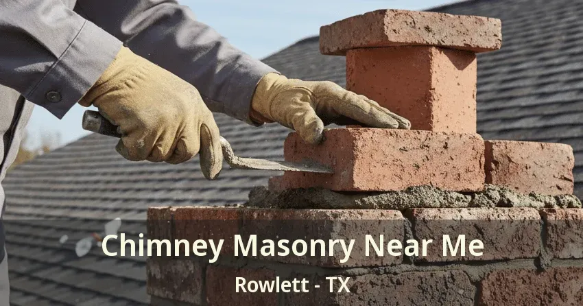 Chimney Masonry Near Me Rowlett - TX