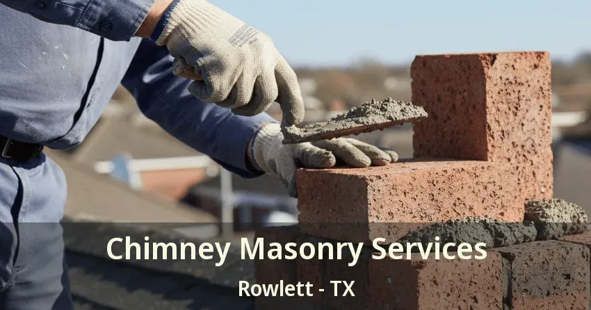 Chimney Masonry Services Rowlett - TX