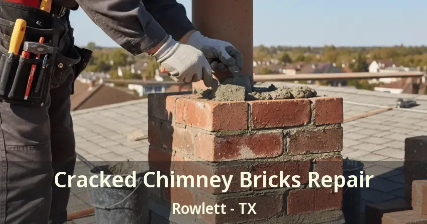 Cracked Chimney Bricks Repair Rowlett - TX
