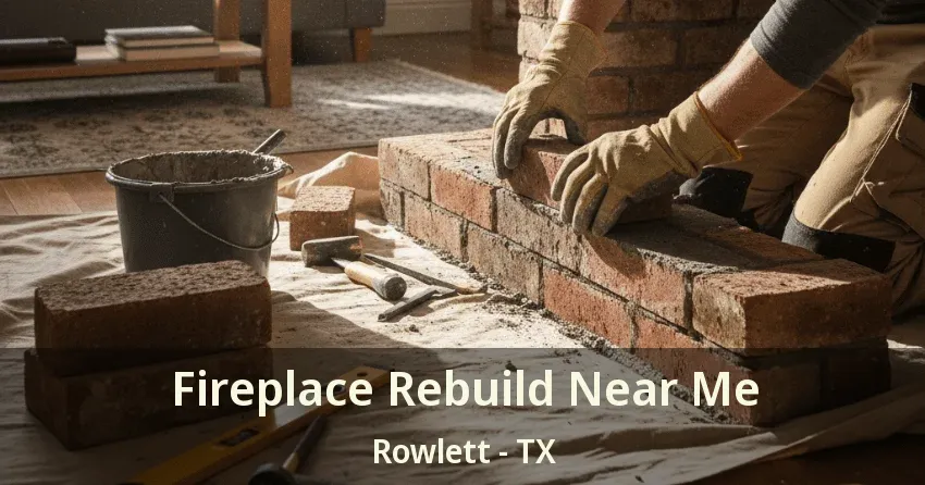 Fireplace Rebuild Near Me Rowlett - TX