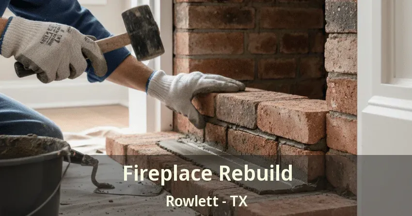 Fireplace Rebuild Rowlett - TX