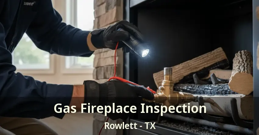 Gas Fireplace Inspection Rowlett - TX