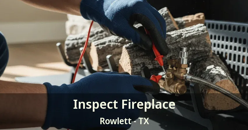 Inspect Fireplace Rowlett - TX