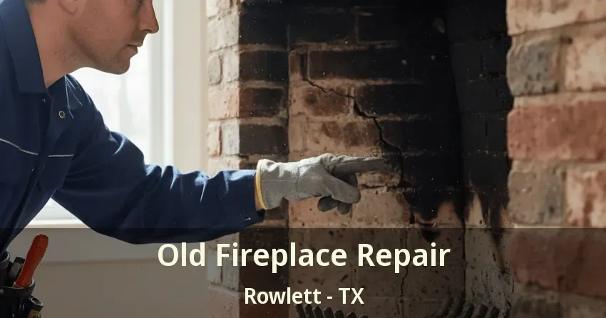 Old Fireplace Repair Rowlett - TX