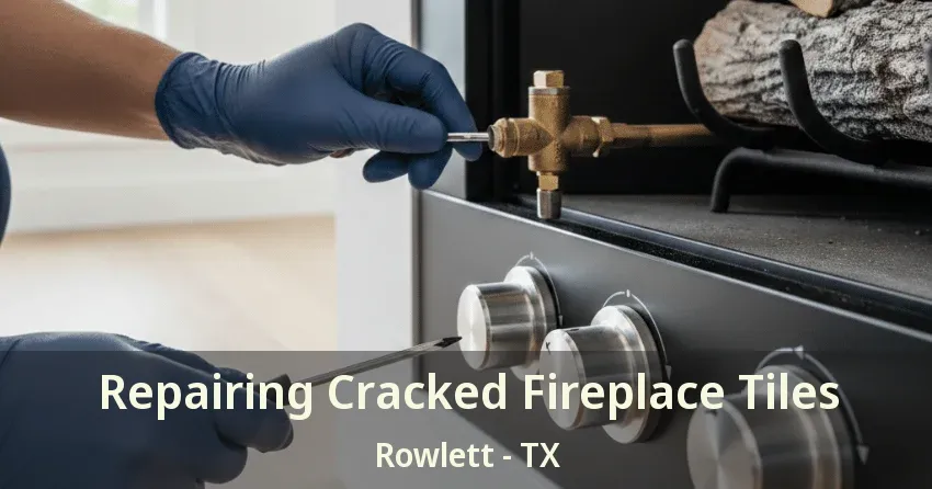 Repairing Cracked Fireplace Tiles Rowlett - TX